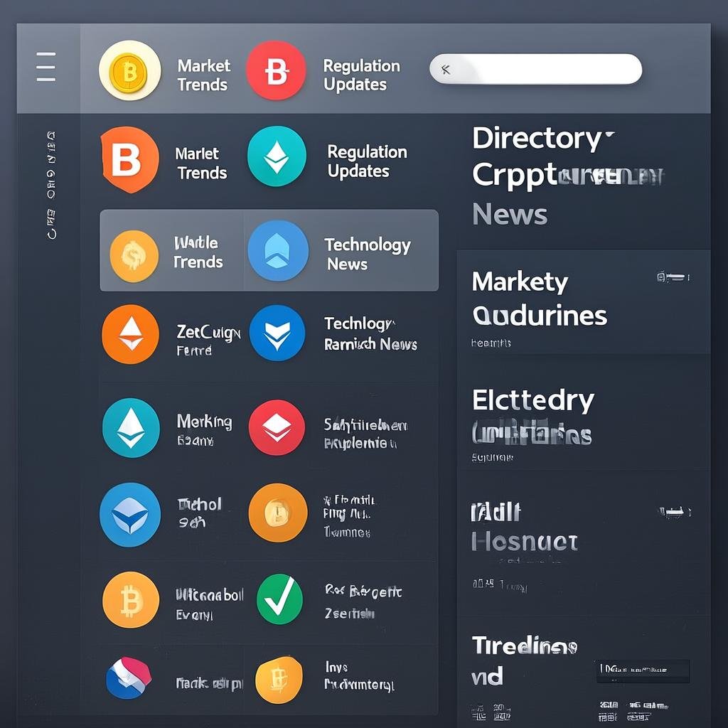 Crypto news directory